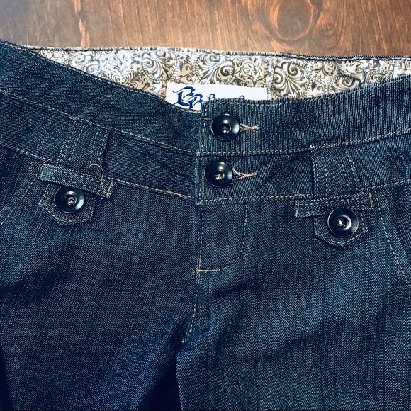 BoomBoom Bootie Sculpt Dark Indigo Low Rise Flares - Picture 14 of 16